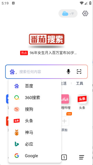 番茄搜索浏览器无痕浏览app下载-番茄搜索浏览器软件官方正版免费下载